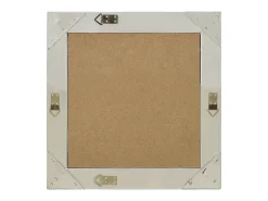 Espejo de pared estilo barroco 50x50 cm Plata