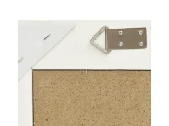 Espejo de pared estilo barroco 50x40 cm Blanco