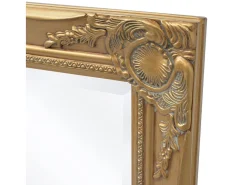 Espejo de pared estilo barroco 100x50 cm Dorado