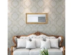 Espejo de pared estilo barroco 100x50 cm Dorado