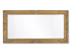 Espejo de pared estilo barroco 100x50 cm Dorado