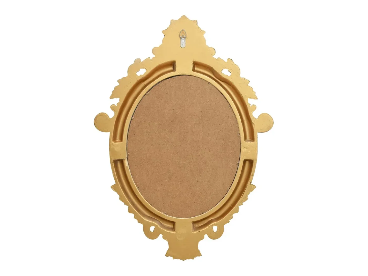 Espejo de pared estilo castillo dorado 56x76 cm ES871981