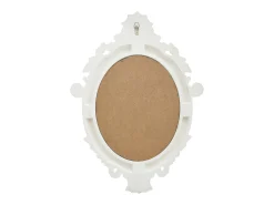 Espejo de pared estilo castillo blanco 56x76 cm ES613790