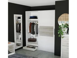 Espejo de pared Kira Andersen Pino - Gris