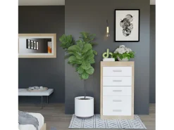 Espejo de pared Kira Cambria - Blanco