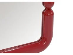 Espejo de pared, L.60 x Al. 160 cm, Burdeos brillante, OLMIRA