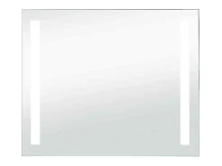 Espejo de pared LED para baño 80x60 cm