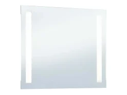 Espejo de pared LED para baño 80x60 cm