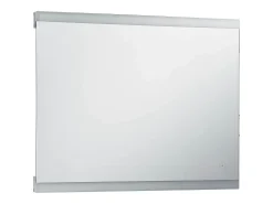 Espejo de pared LED para baño con sensor táctil 80x60 cm