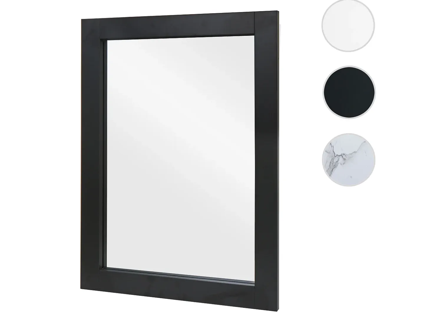 Espejo de pared MCW-L86, negro