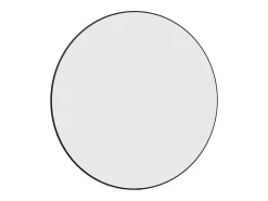 Espejo de pared negro Ø 60 cm Redondo