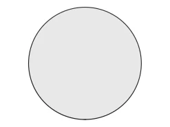 Espejo de pared negro Ø 60 cm Redondo