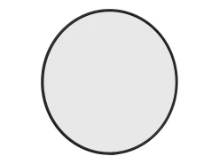 Espejo de pared negro Ø 40 cm Redondo