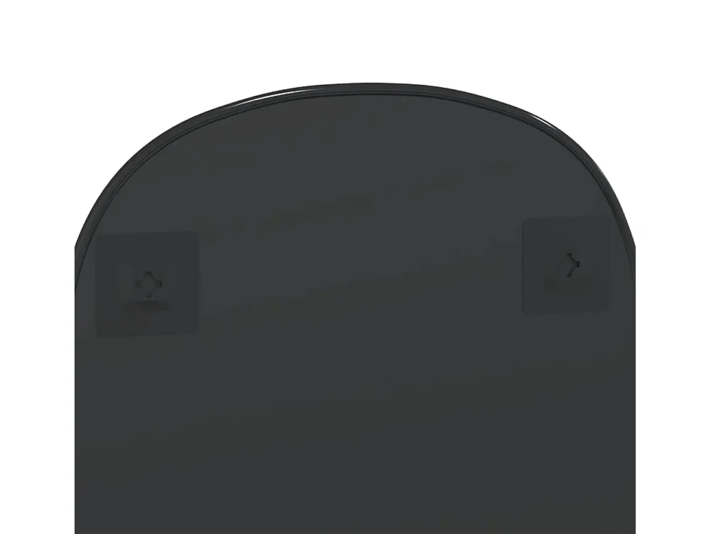 Espejo de pared negro 60x40 cm ES218631