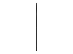 Espejo de pared negro 80x80 cm arco de hierro