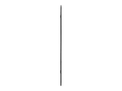Espejo de pared negro 60x25 cm ES700698