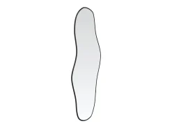 Espejo de pared negro 60x25 cm ES700698