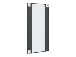 Espejo de pared negro 50x100 cm rectangular hierro