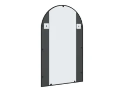 Espejo de pared negro 60x100 cm arco de hierro