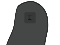 Espejo de pared negro 80x35 cm ES652117