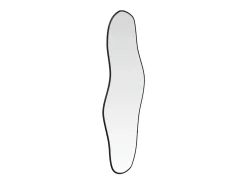Espejo de pared negro 100x45 cm