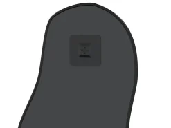 Espejo de pared negro 100x45 cm