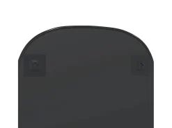 Espejo de pared negro 70x45 cm ES674514