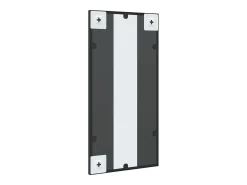 Espejo de pared negro 30x60 cm rectangular de hierro