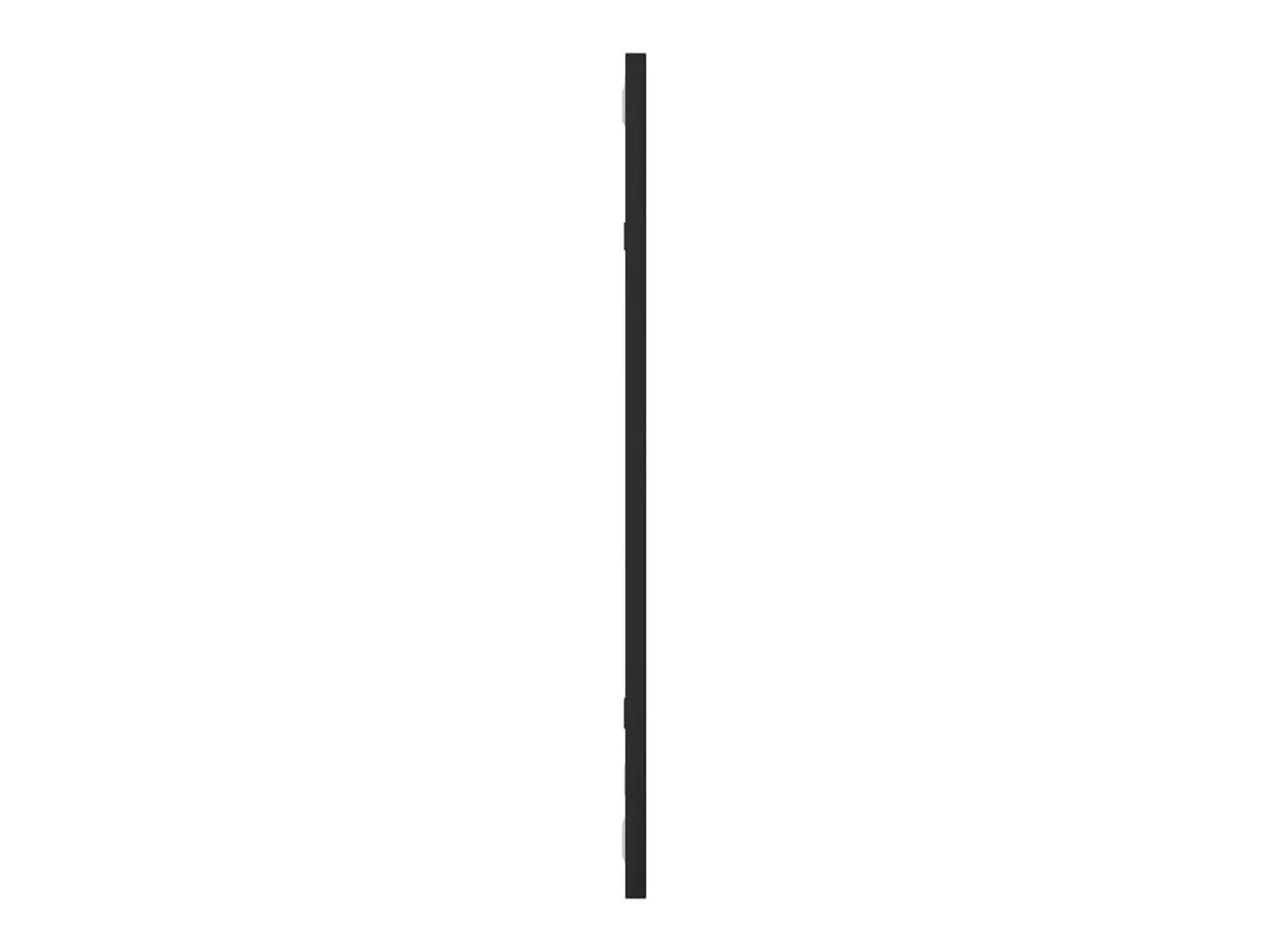 Espejo de pared negro 30x60 cm rectangular de hierro