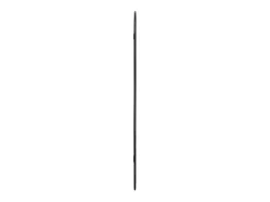 Espejo de pared negro 100x45 cm ES813831
