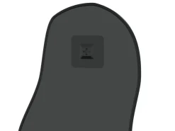 Espejo de pared negro 100x45 cm ES813831