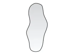 Espejo de pared negro 100x45 cm ES813831
