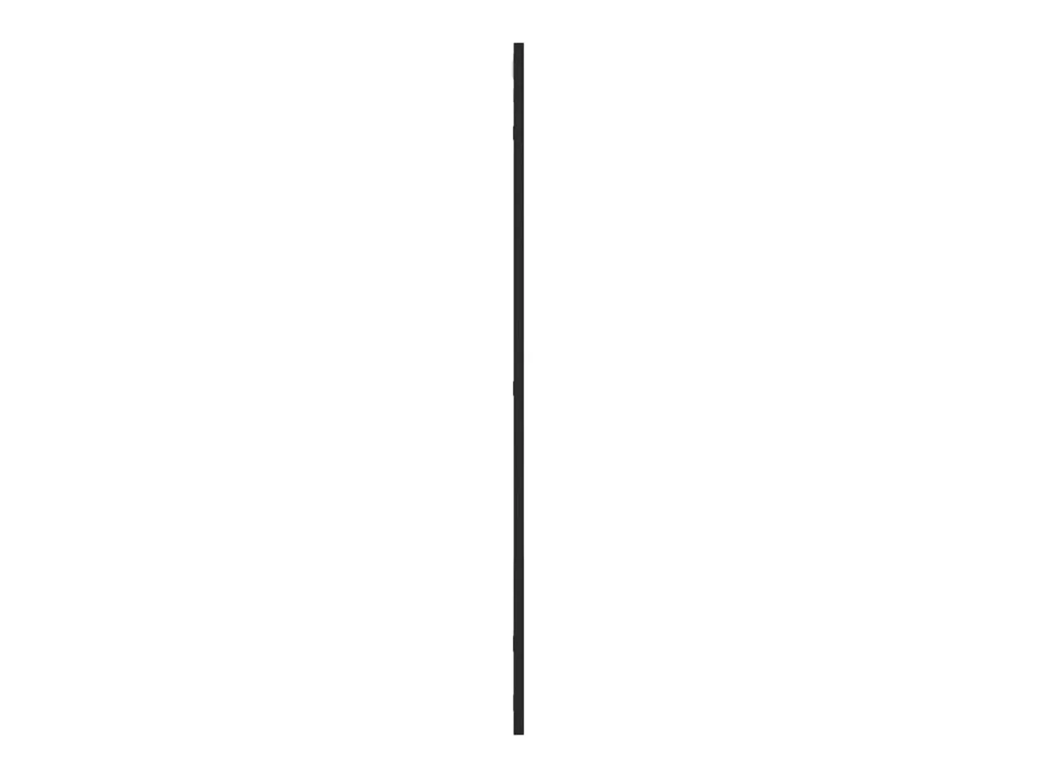 Espejo de pared negro 60x100 cm rectangular hierro