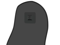 Espejo de pared negro 60x25 cm