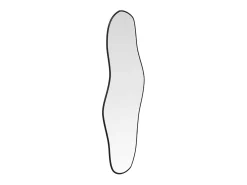 Espejo de pared negro 80x35 cm