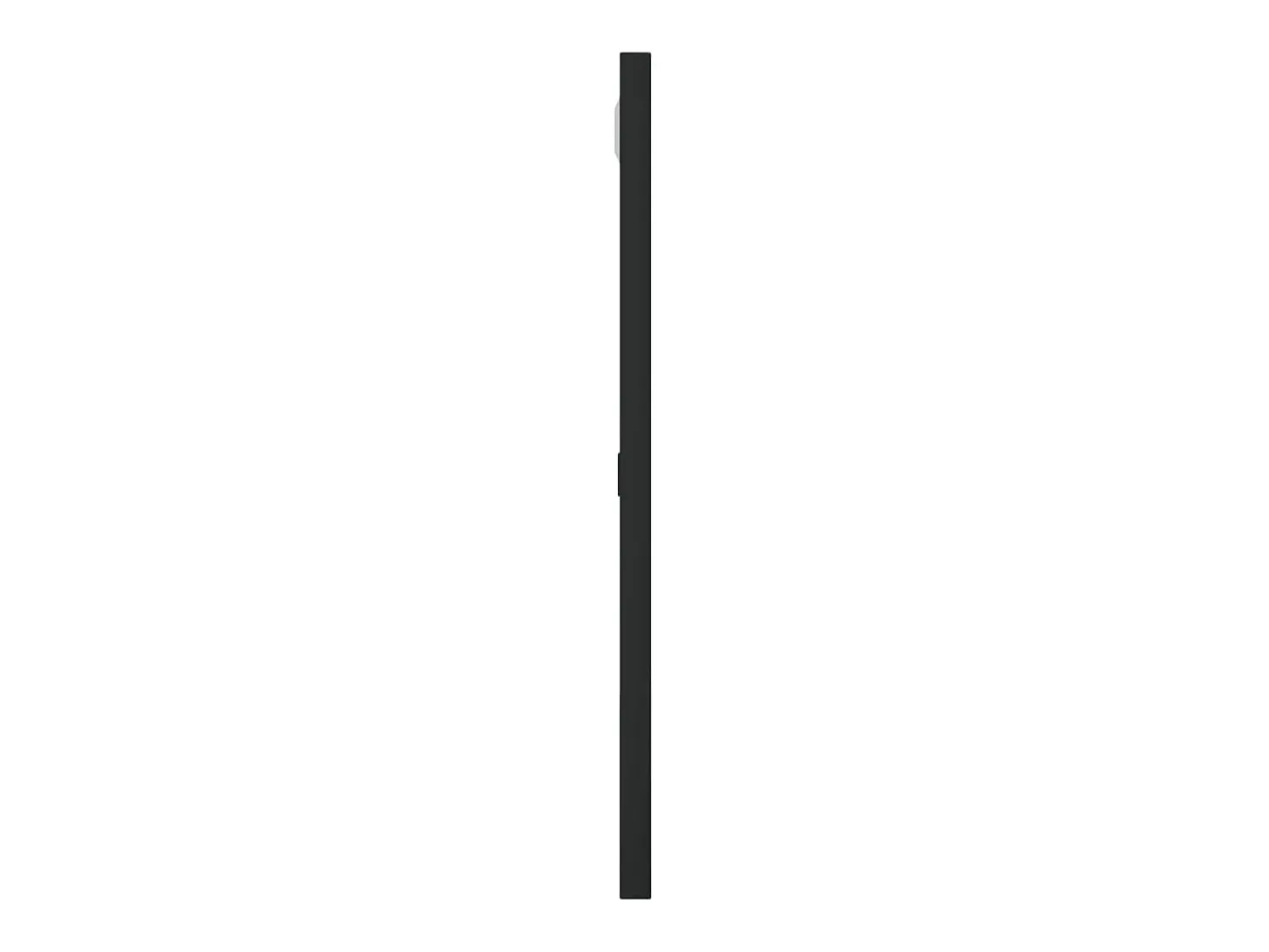 Espejo de pared negro 40x40 cm cuadrado de hierro