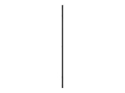 Espejo de pared negro 50x100 cm rectangular hierro