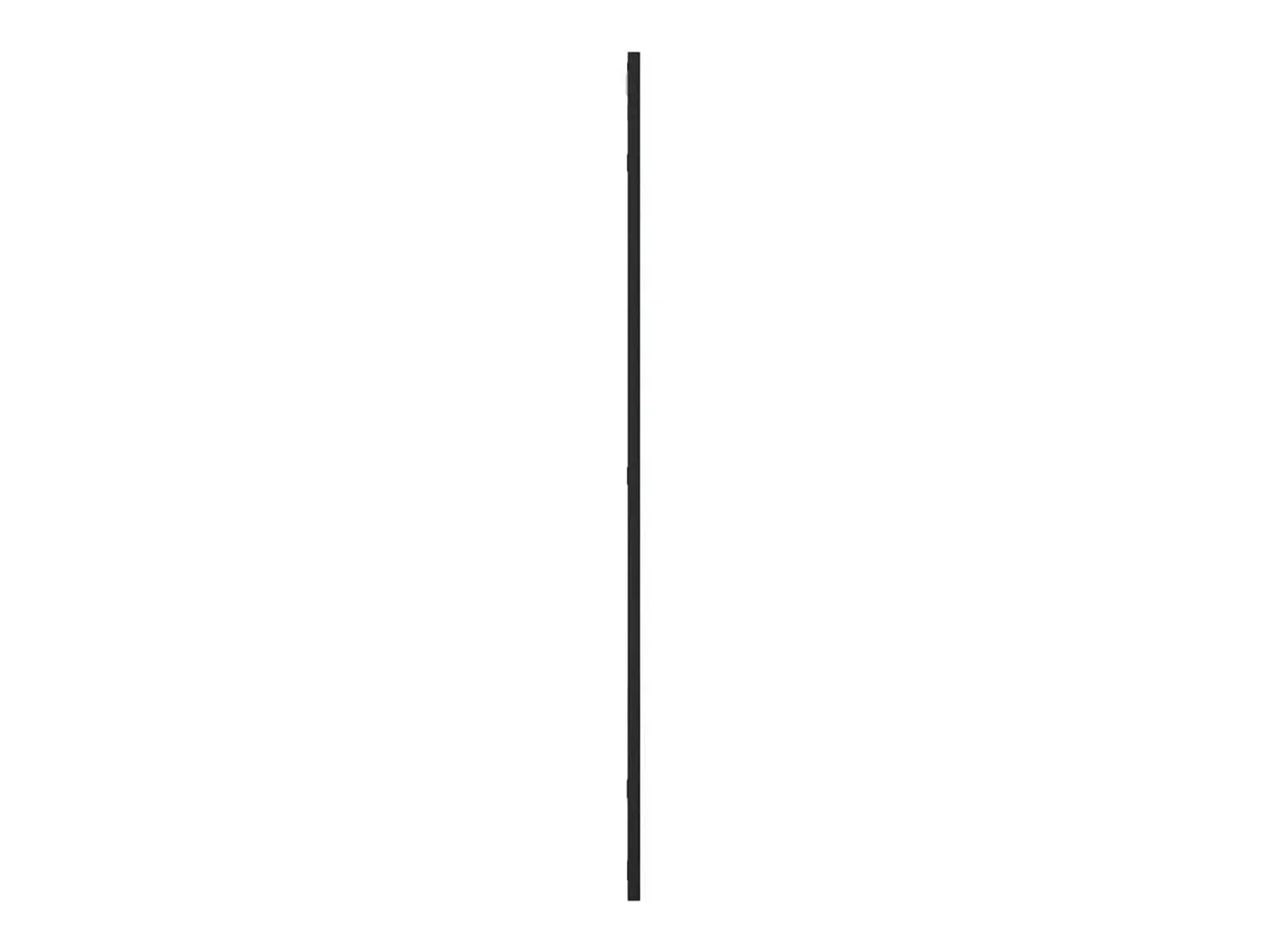Espejo de pared negro 50x100 cm rectangular hierro