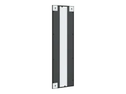 Espejo de pared negro 30x100 cm rectangular hierro