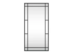 Espejo de pared negro 40x80 cm rectangular hierro