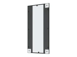 Espejo de pared negro 40x80 cm rectangular hierro