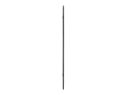 Espejo de pared negro 70x30 cm ES854721