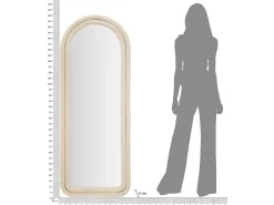 Espejo de pared o de suelo en arco de terciopelo 60x160cm Cloe