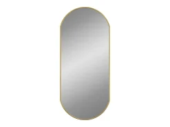 Espejo de pared ovalado dorado 80x35 cm ES311748