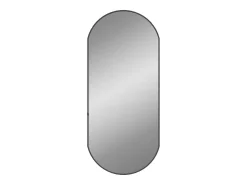 Espejo de pared ovalado negro 80x35 cm ES631167