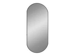 Espejo de pared ovalado negro 80x35 cm ES631167