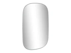 Espejo de pared plateado 70x45 cm ES275086