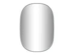 Espejo de pared plateado 50x35 cm ES418980