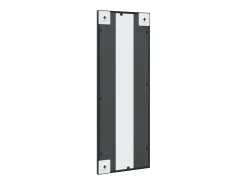 Espejo de pared rectangular de hierro negro 30x80 cm ES480264