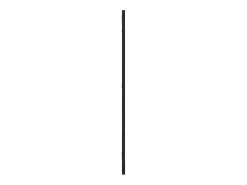 Espejo de pared rectangular de hierro negro 30x80 cm ES480264